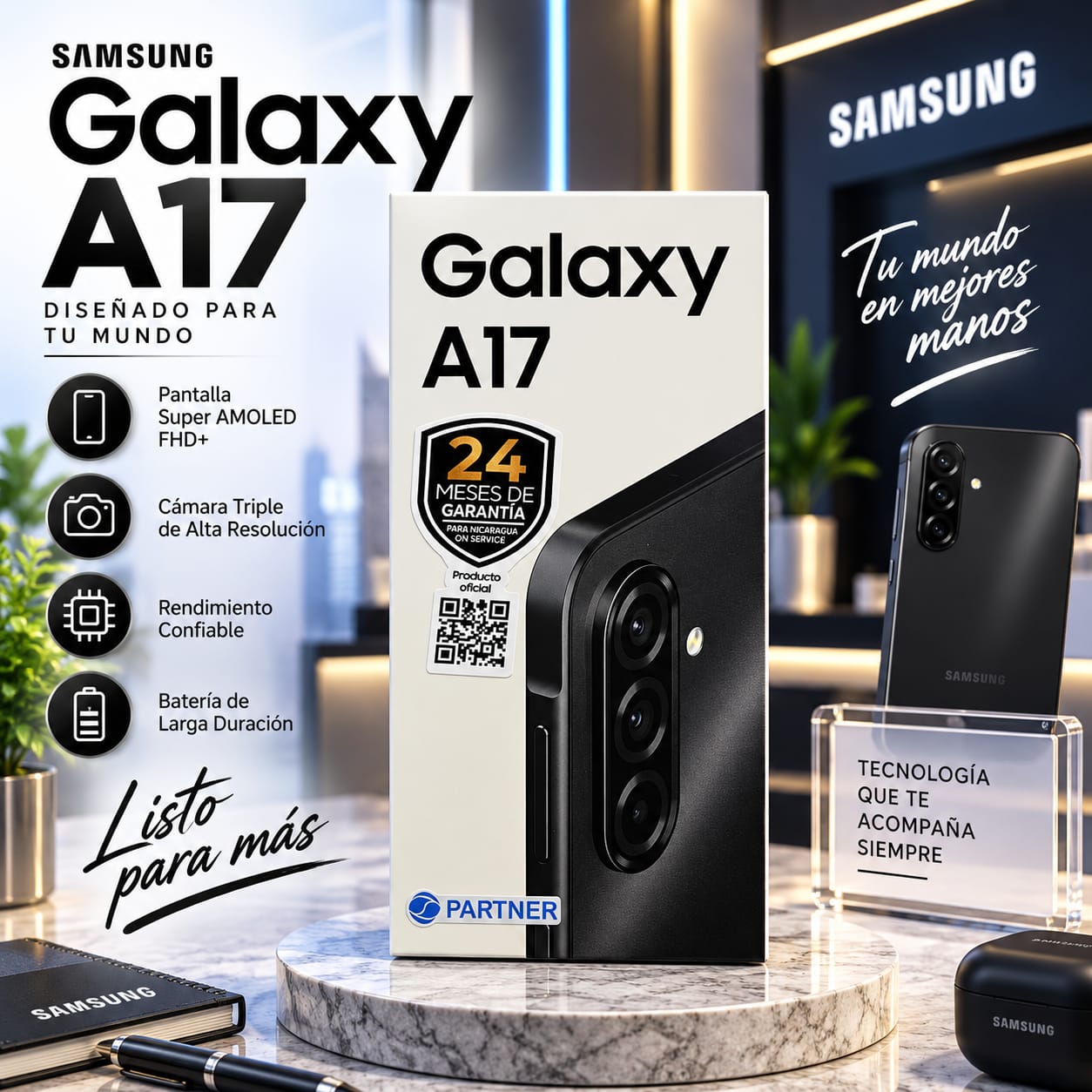Samsung Galaxy A17 Black 4GB+128GB